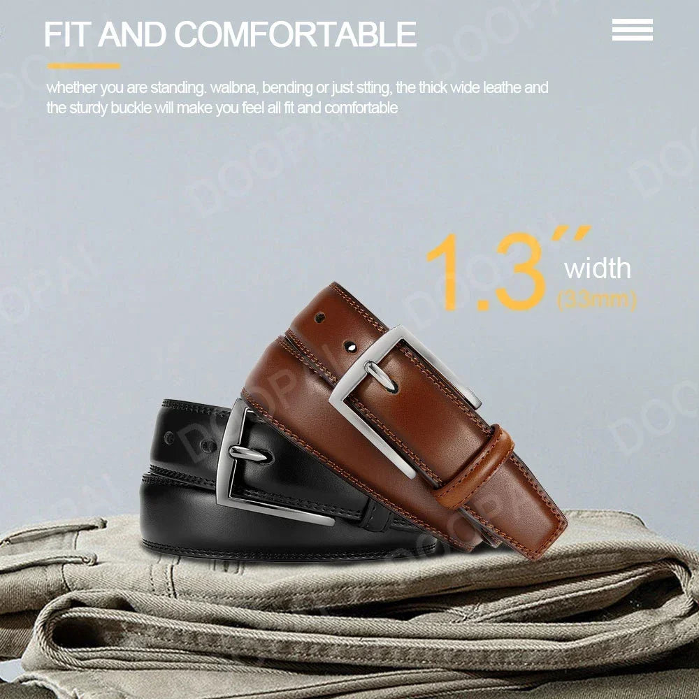 High Quality Genuine Leather Men's Belts