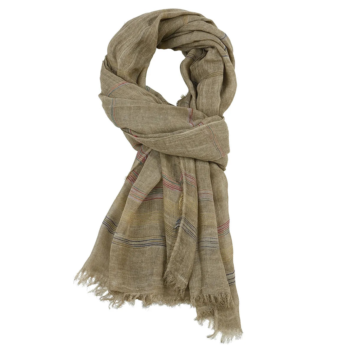 Unisex Style Scarf Cotton And Linen