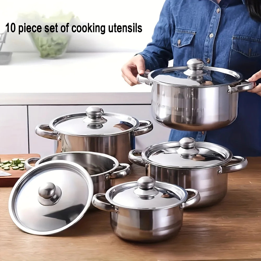 Luxury Stainless Steel Cookware Set