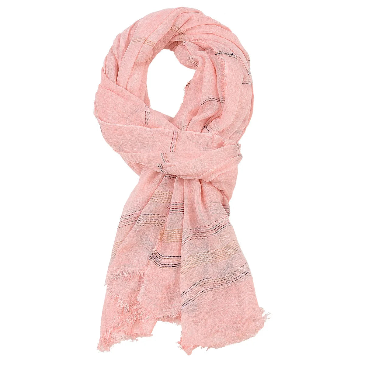 Unisex Style Scarf Cotton And Linen