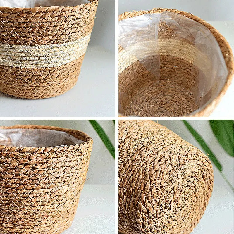 Handmade plant basket