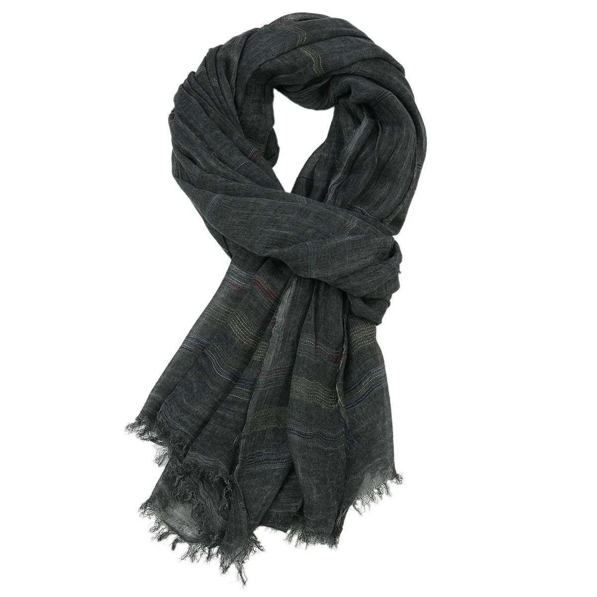 Unisex Style Scarf Cotton And Linen