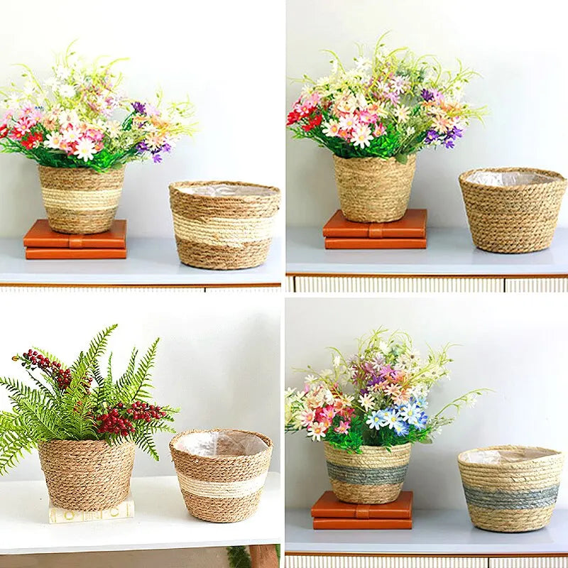 Handmade plant basket